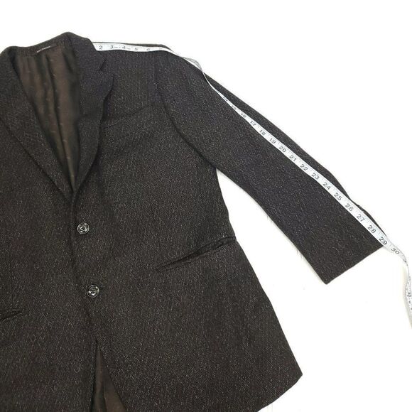 Ermenegildo Zegna Su Misura Men's Blazer Coat Cashmere Silk Custom Made 7-52 C - Picture 9 of 15